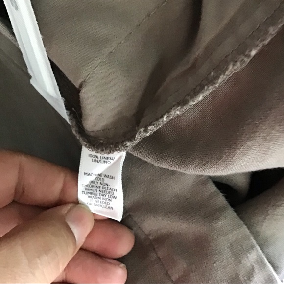 LOFT  Marisa Cuffed Cropped Pants In Linen - Picture 6 of 6